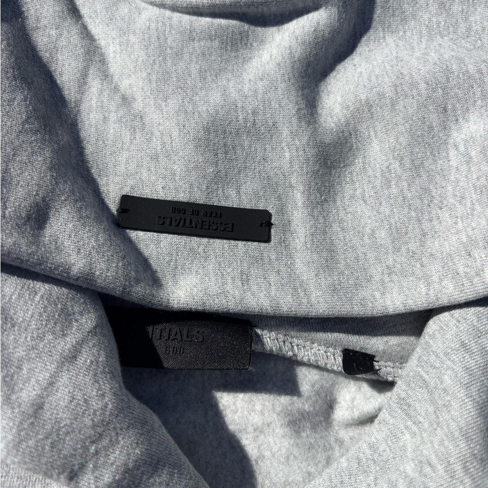 Fear of God Essentials Light Gray Hoodie - Picture 2 of 4
